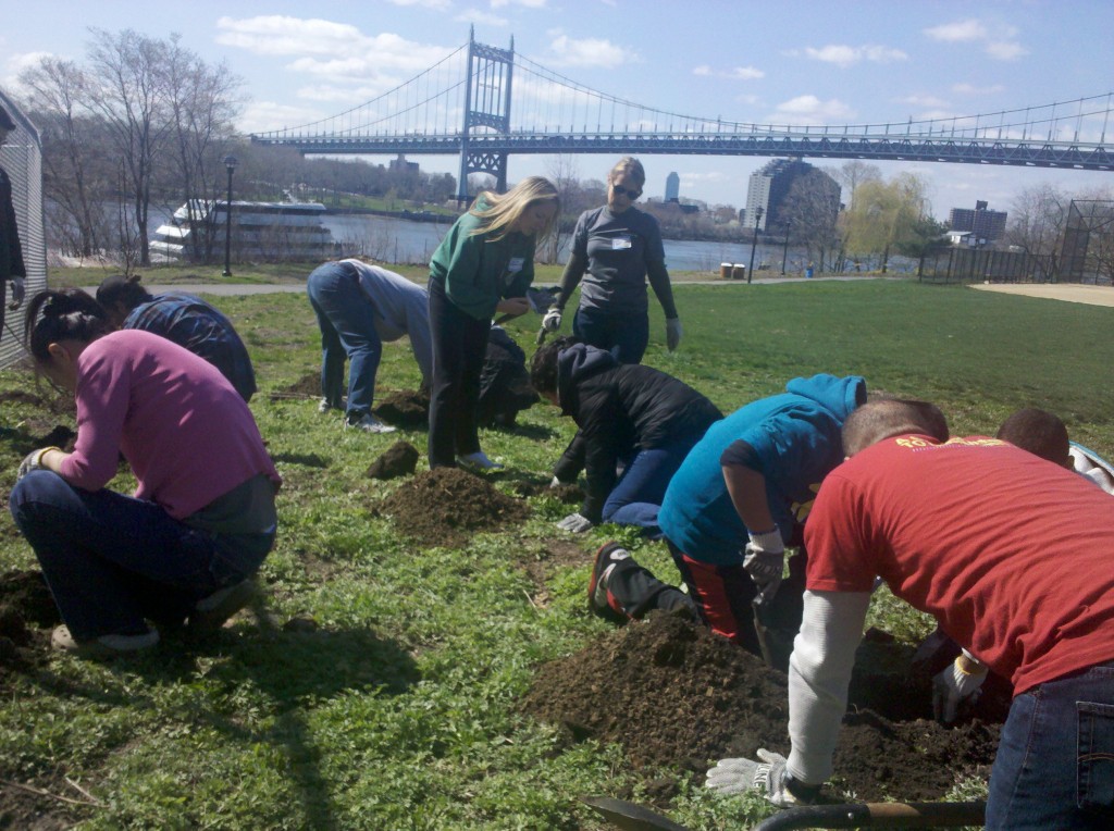 Bloomberg LP, PS 182, RISF orchard 1 (April 14, 2011)